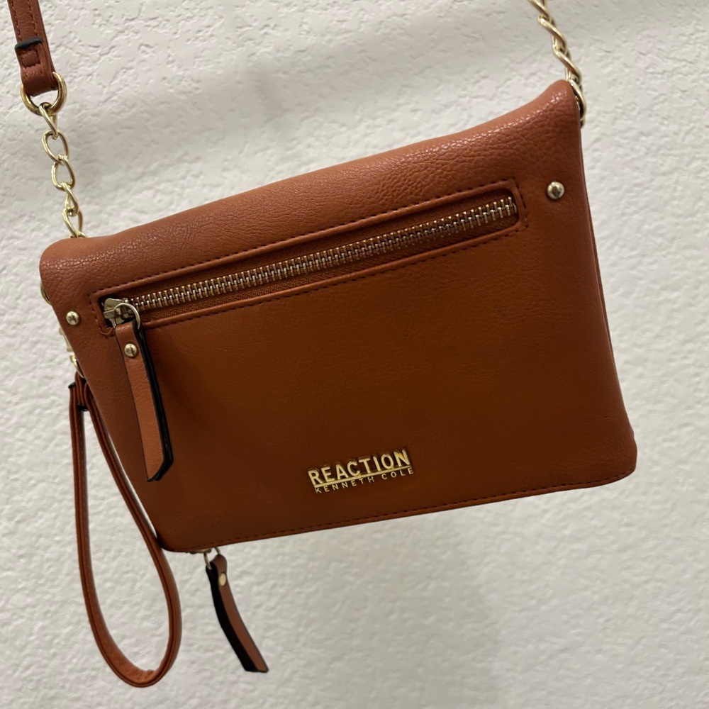 Kenneth Cole Reaction Brown Crossbody Bag